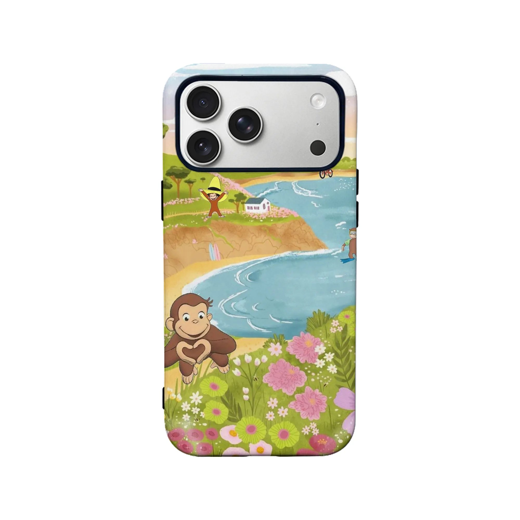Playful Curious George Phone Case