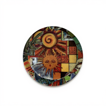Soporte para teléfono MagSafe con mosaico artístico de sol