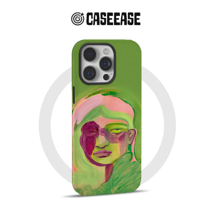 아티스틱 그린 폰 케이스