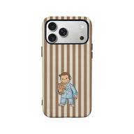 Bonita funda de pijama de mono para teléfono
