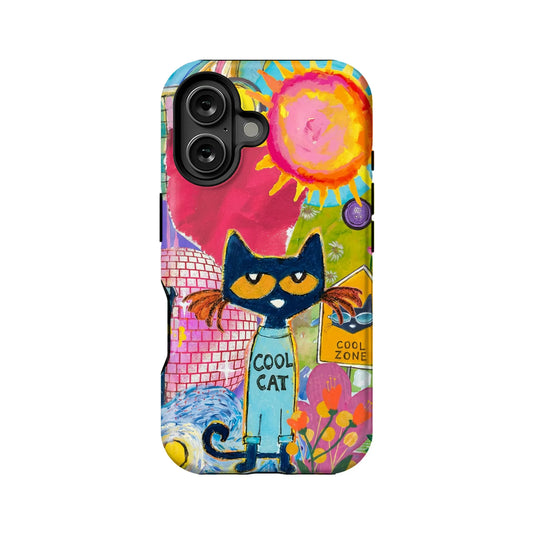 Pete Cat Vibrant Phone Case