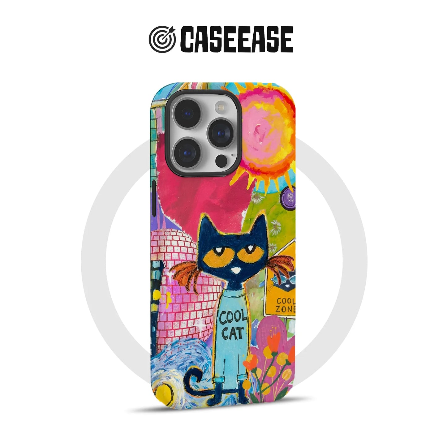 Pete Cat Vibrant Phone Case