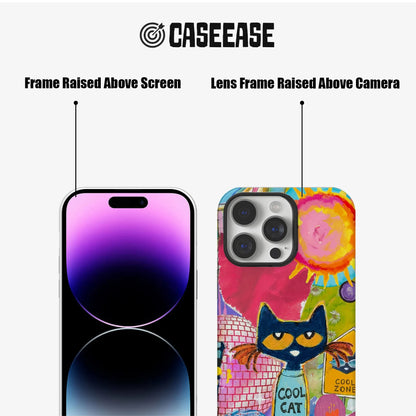 Pete Cat Vibrant Phone Case