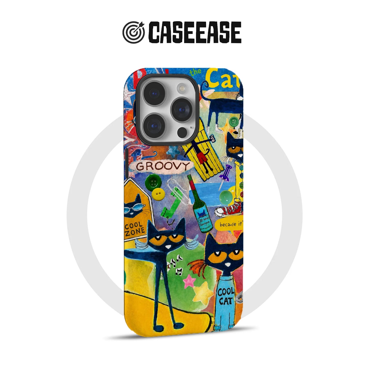 Cool Cat Art Phone Case