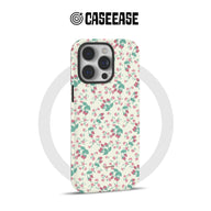 Floral Pattern Phone Case with Pink and Green Design