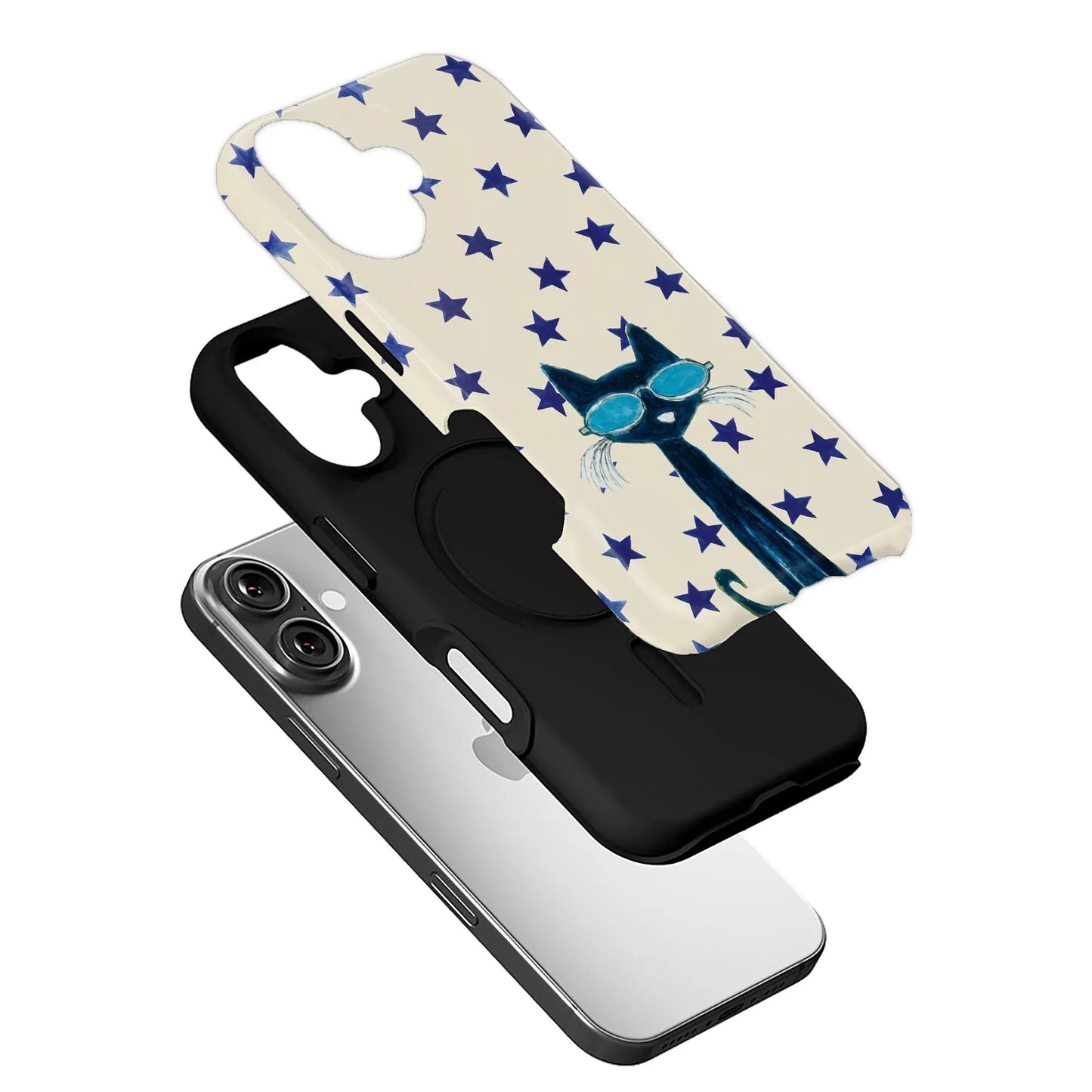Pete Cat Stars Phone Case
