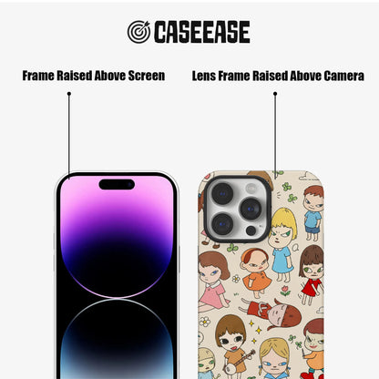 Whimsical Cartoon Characters Phone Case