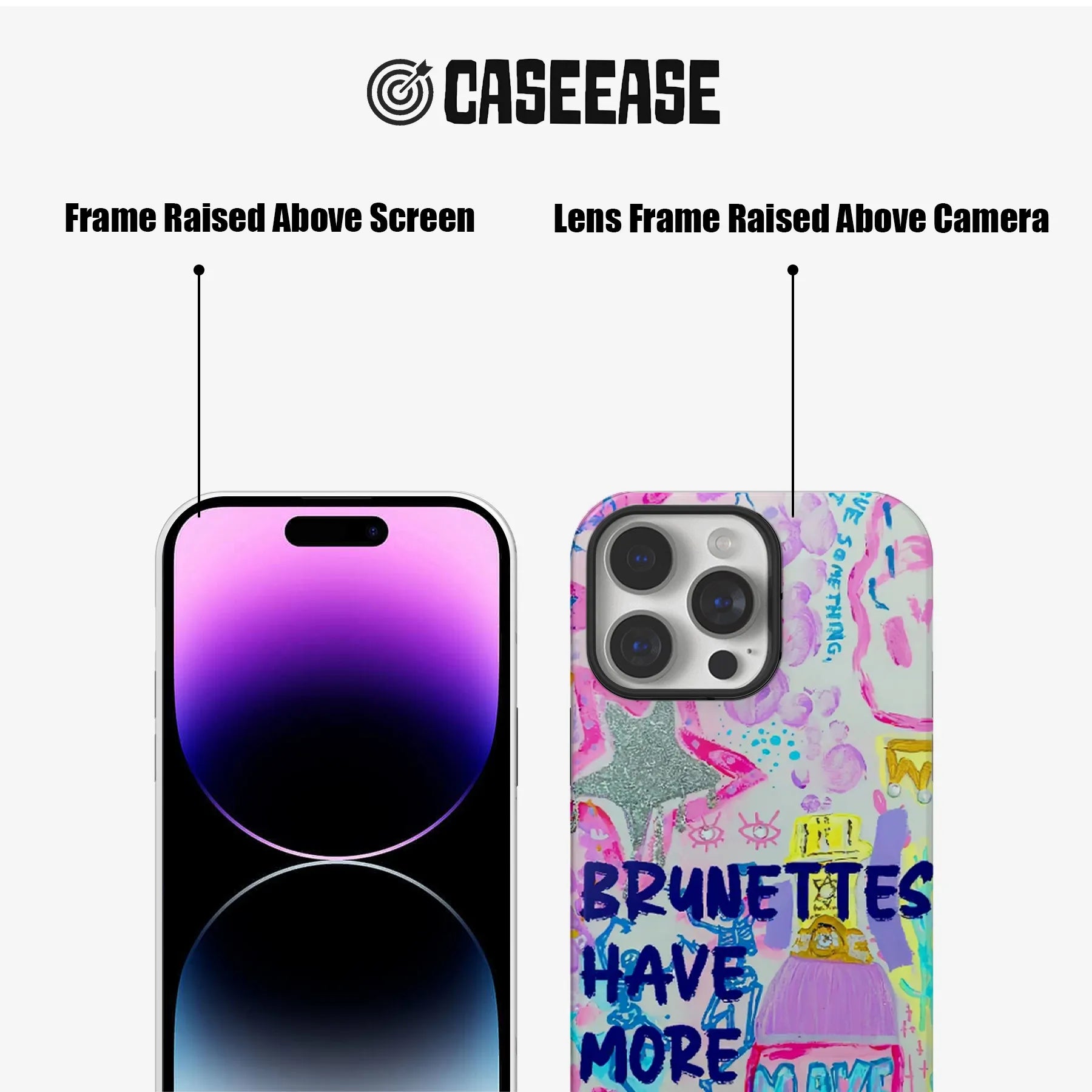 Brunettes Have More Fun Phone Case