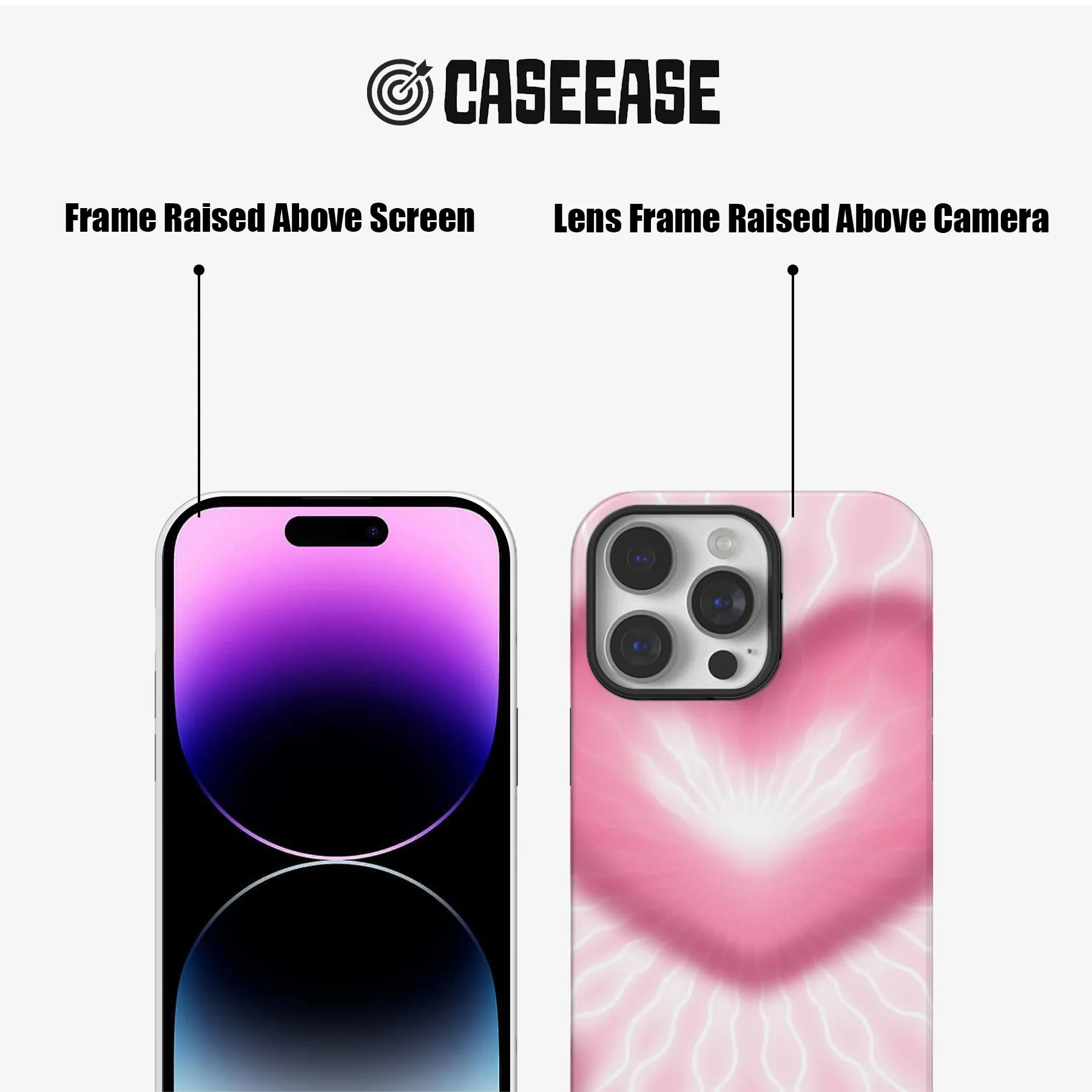 Vibrant Heart Light Phone Case