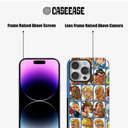 Street Fighter Character Collage Phone Case