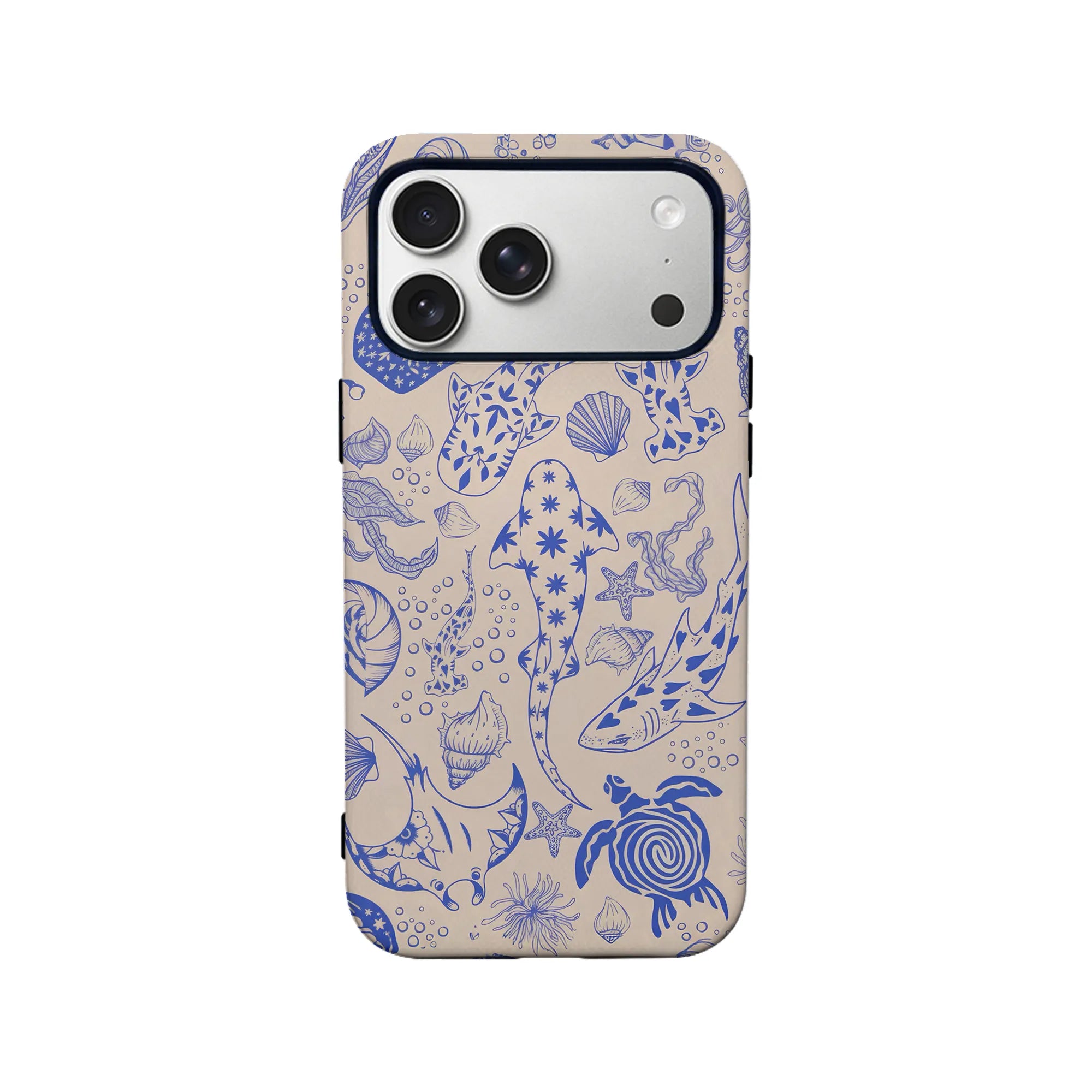 Ocean Life Illustrated Phone Case