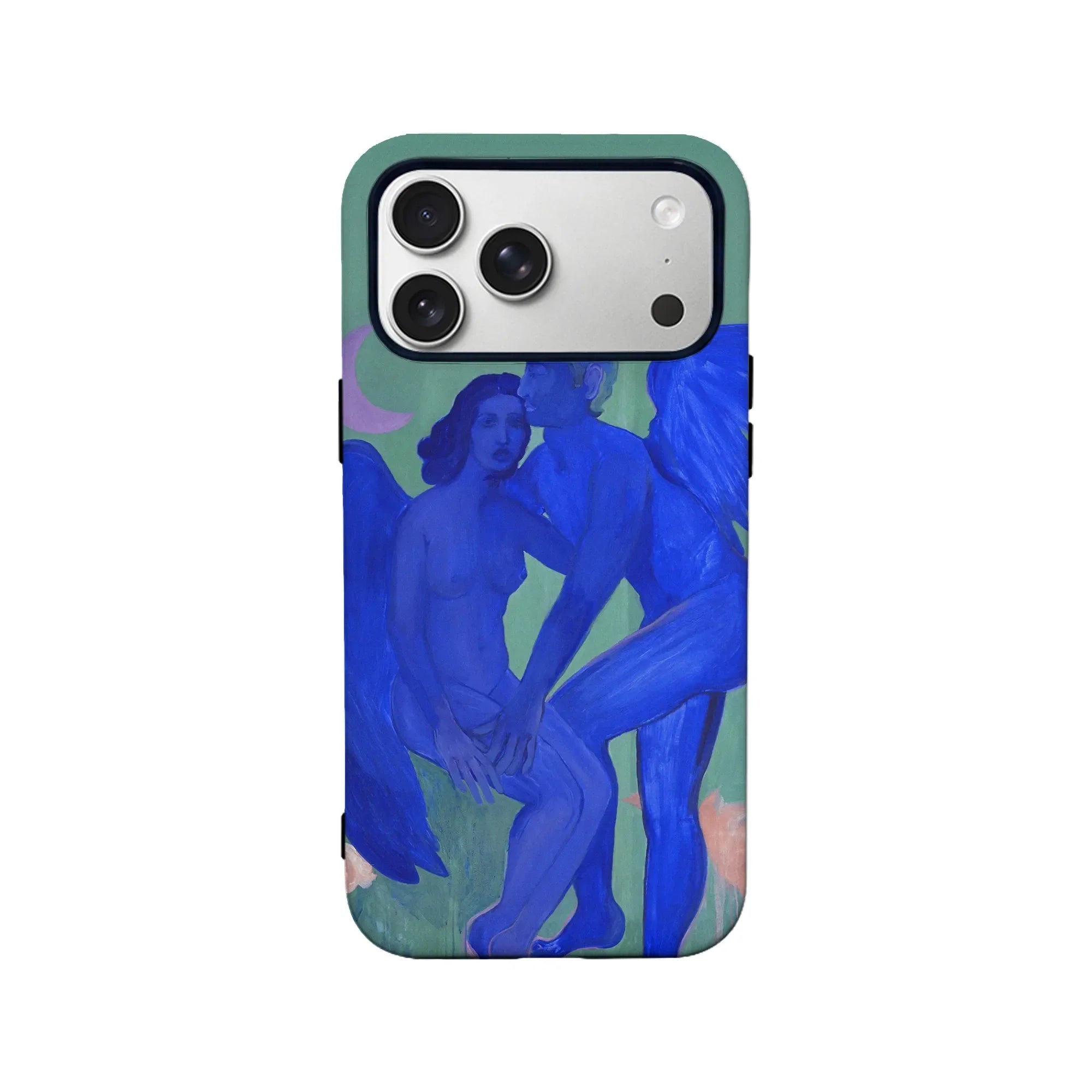 Artistic Blue Figures Phone Case