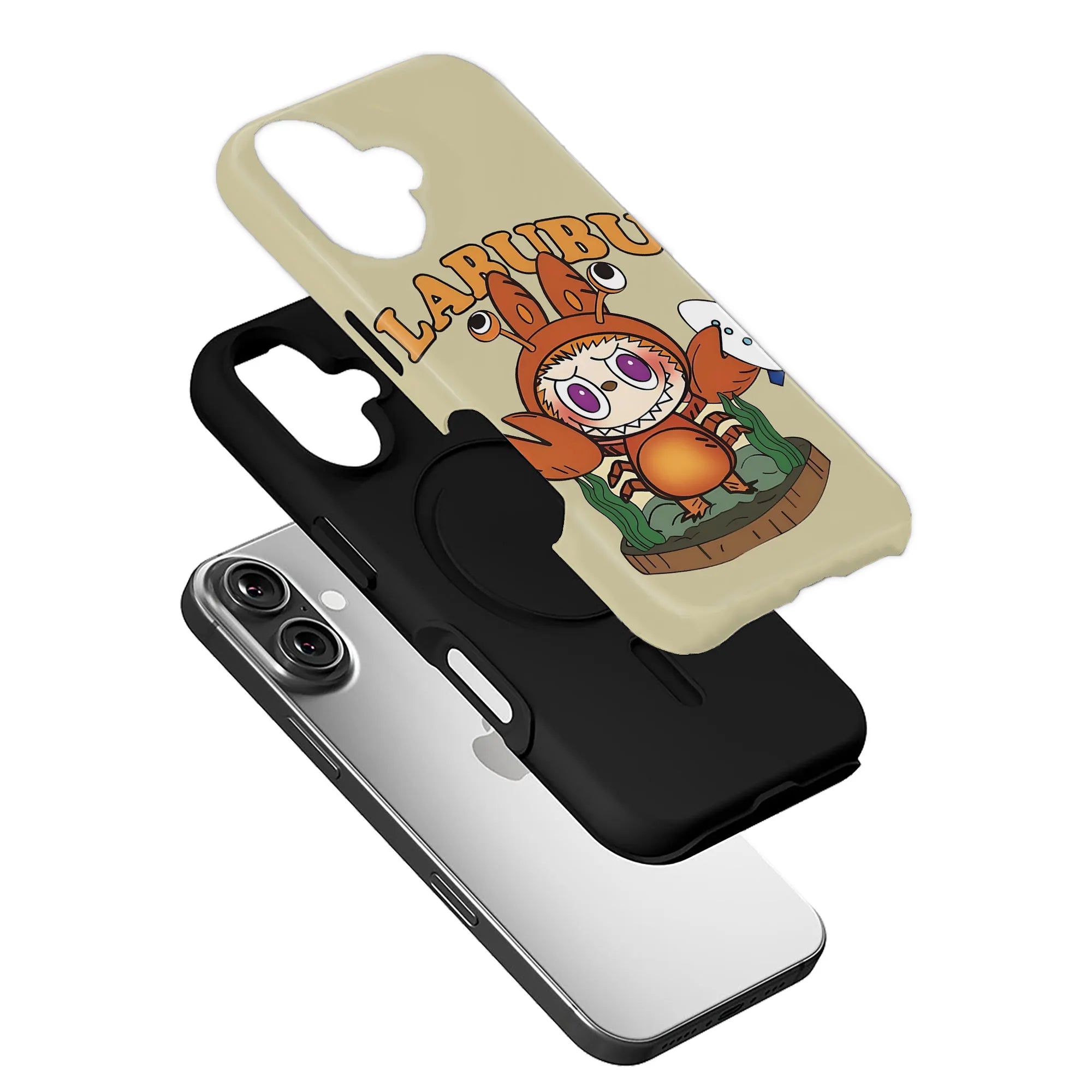 LARUBU Cute Crab Character Phone Case