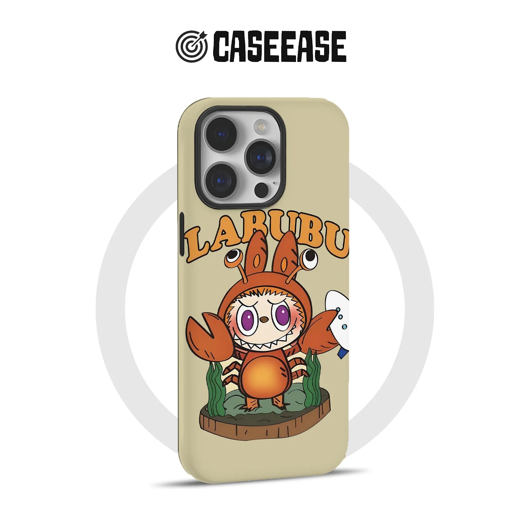 LARUBU Cute Crab Character Phone Case