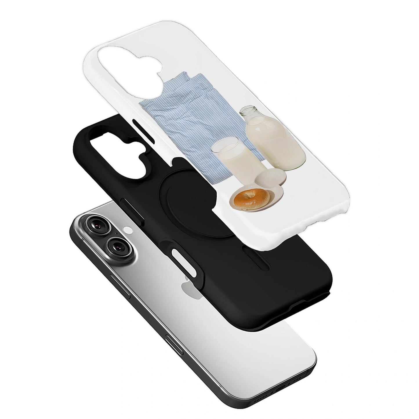 Minimalist Breakfast Phone Case – Cozy and Everyday Style