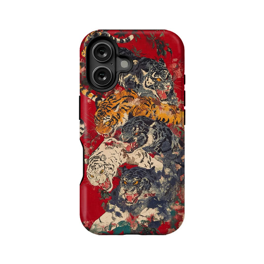 Artistic Tiger Print Phone Case