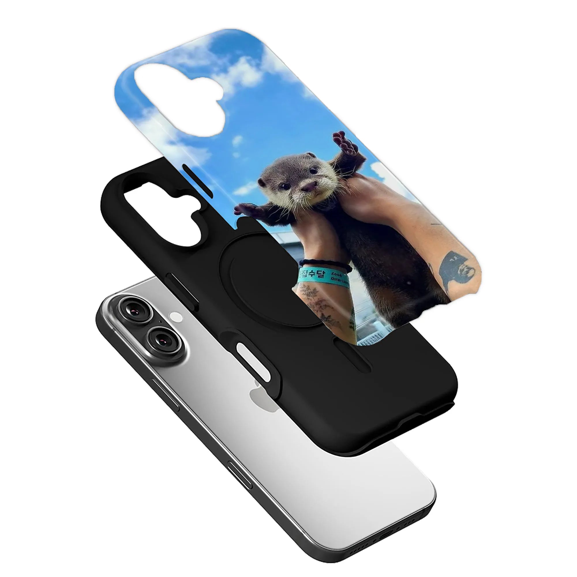 귀여운 수달 폰 케이스