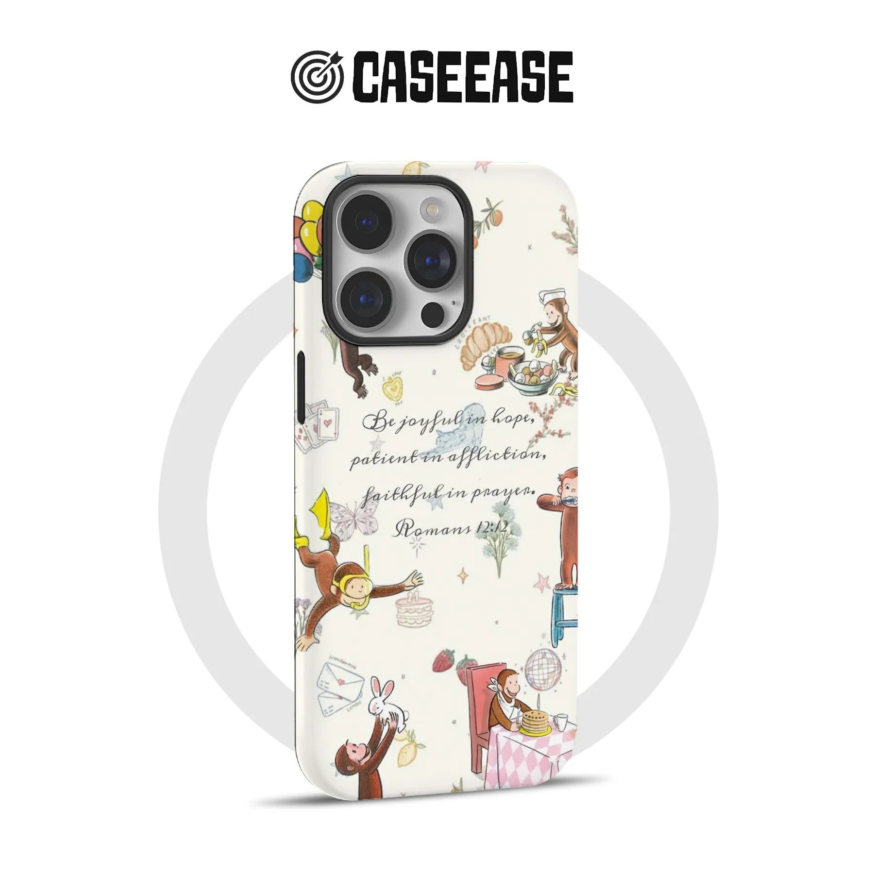 Joyful Hope Curious George Phone Case