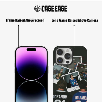 Retro Hockey Collage Phone Case