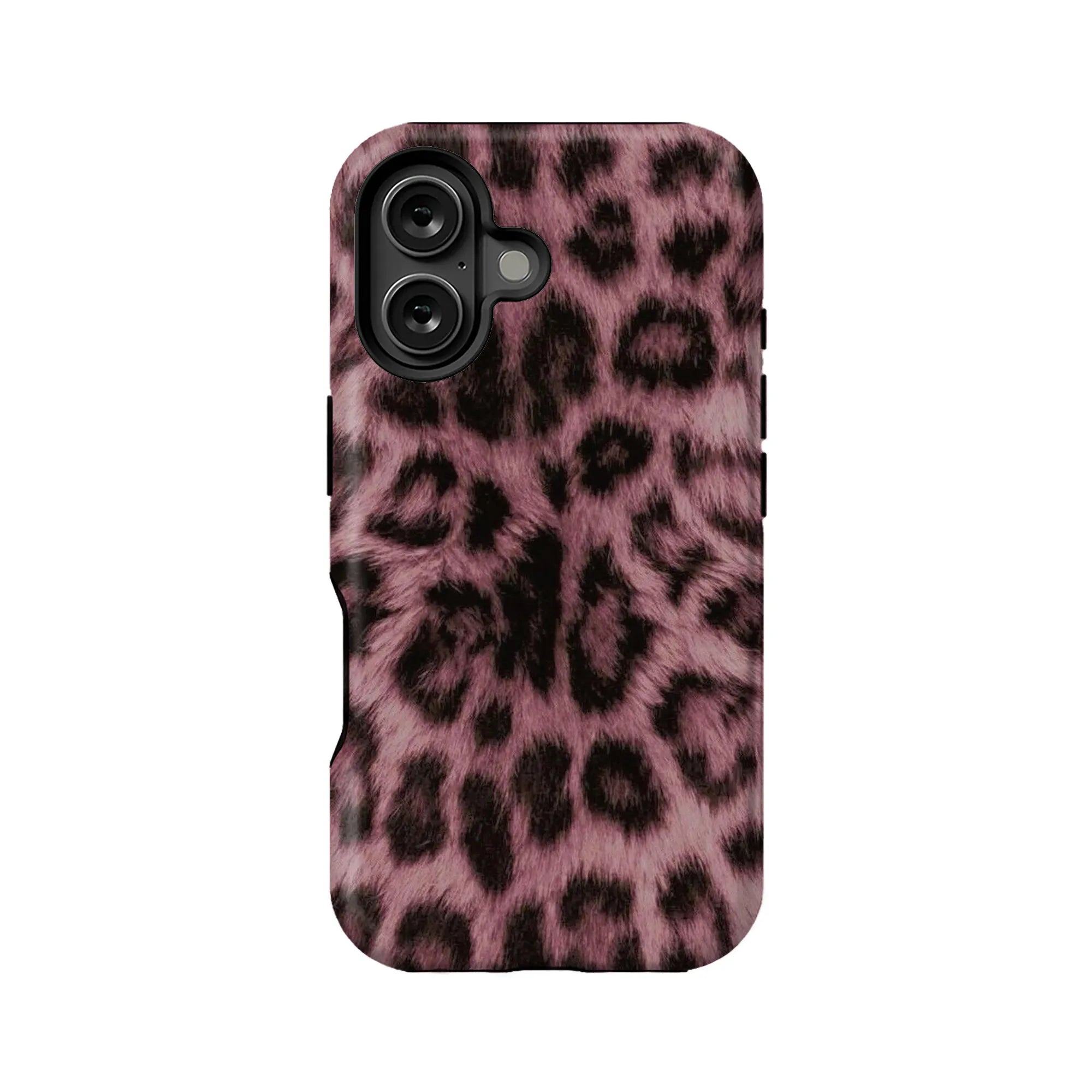 Stylish Pink Leopard Print Phone Case