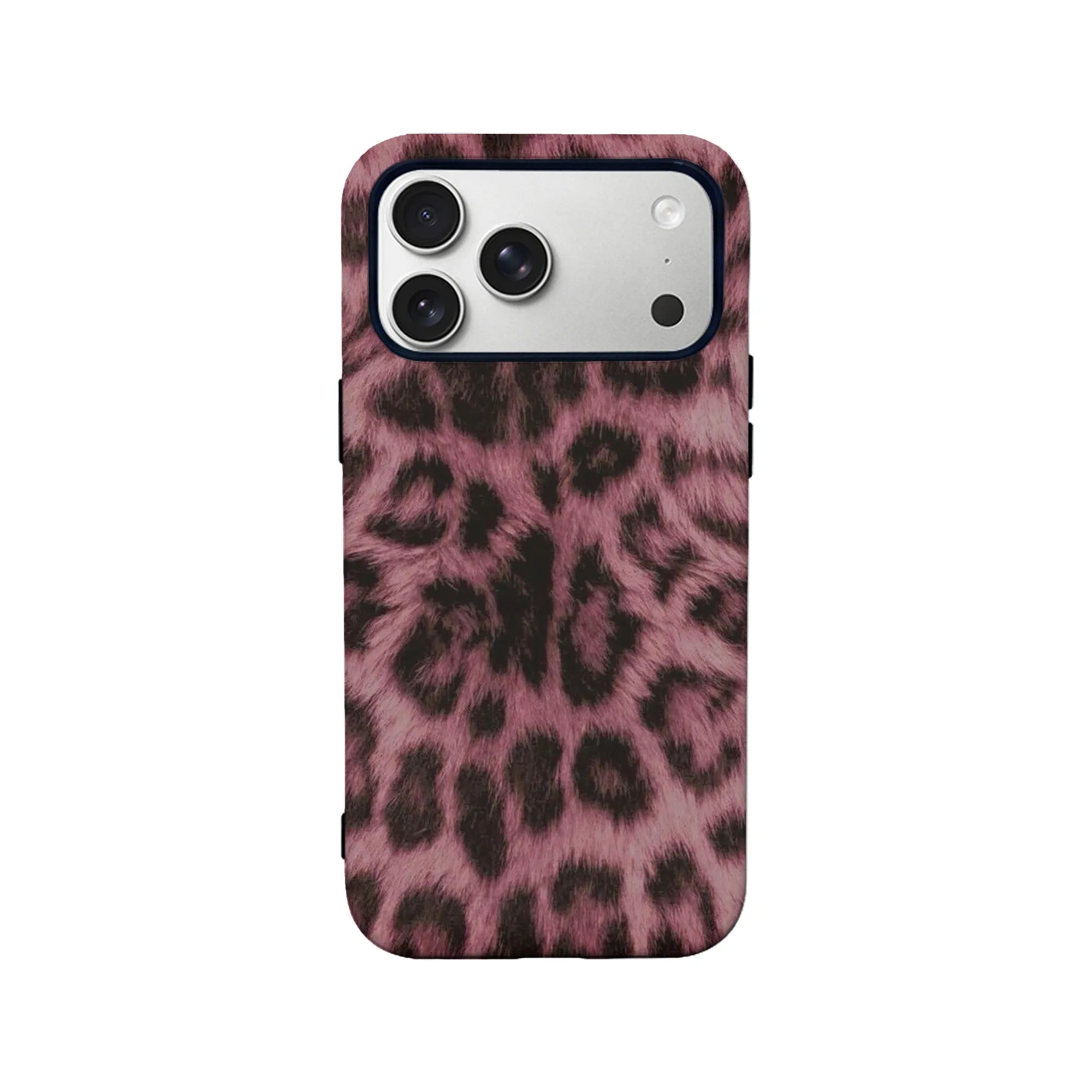 Stylish Pink Leopard Print Phone Case