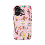 Funda para teléfono con temática de mono curioso