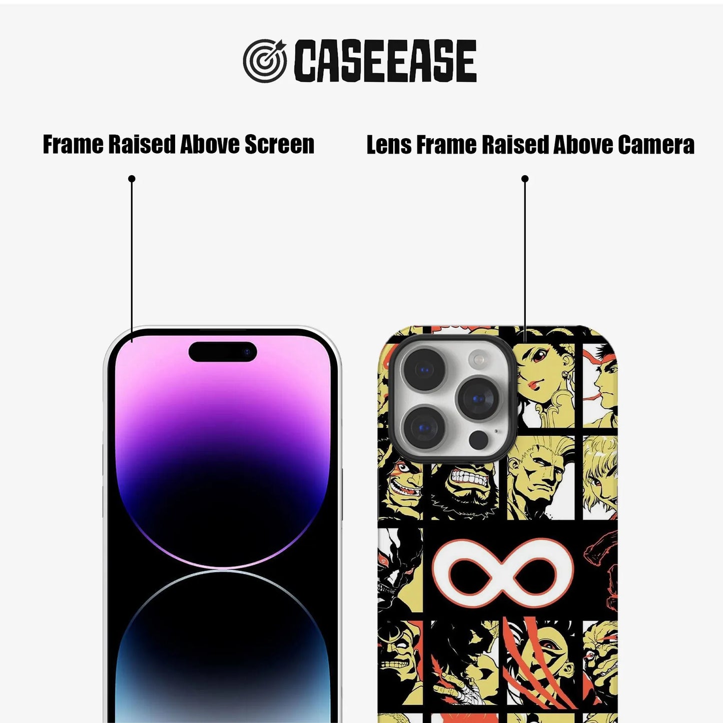Anime Characters Infinity Phone Case