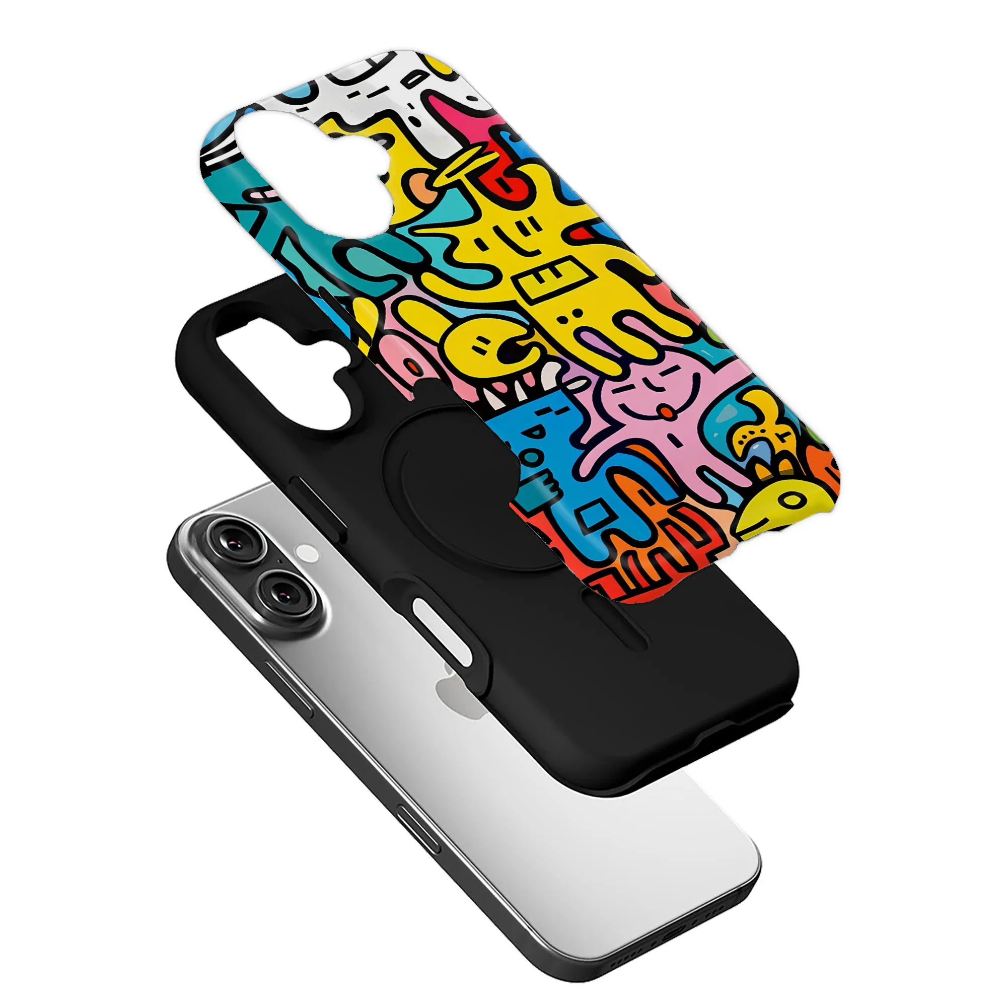 Colorful Cartoon Character Phone Case