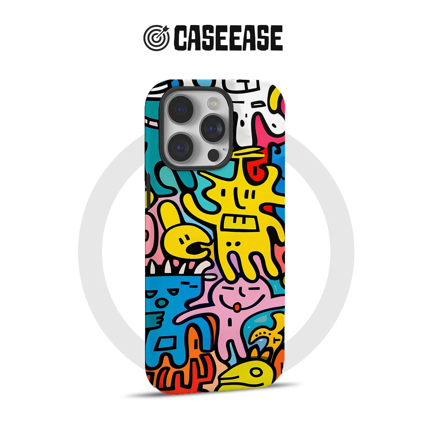 Colorful Cartoon Character Phone Case