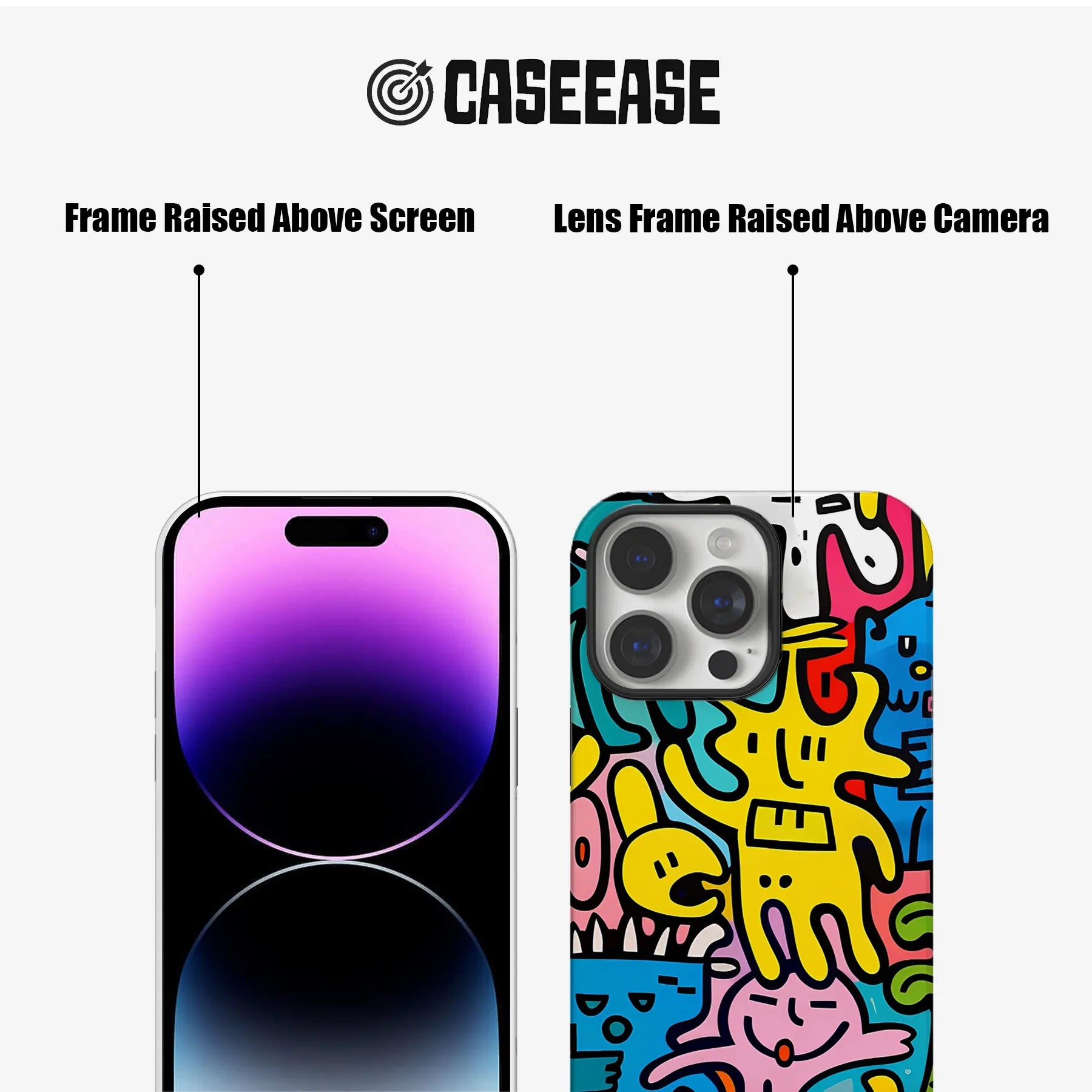 Colorful Cartoon Character Phone Case