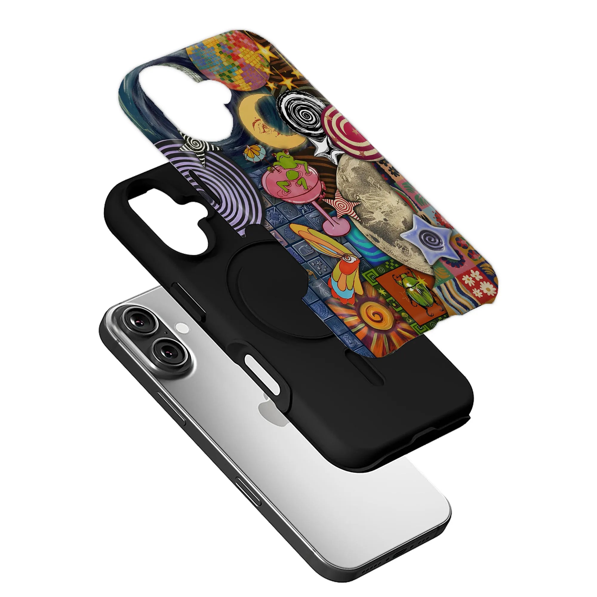 Vibrant Art Collage Phone Case