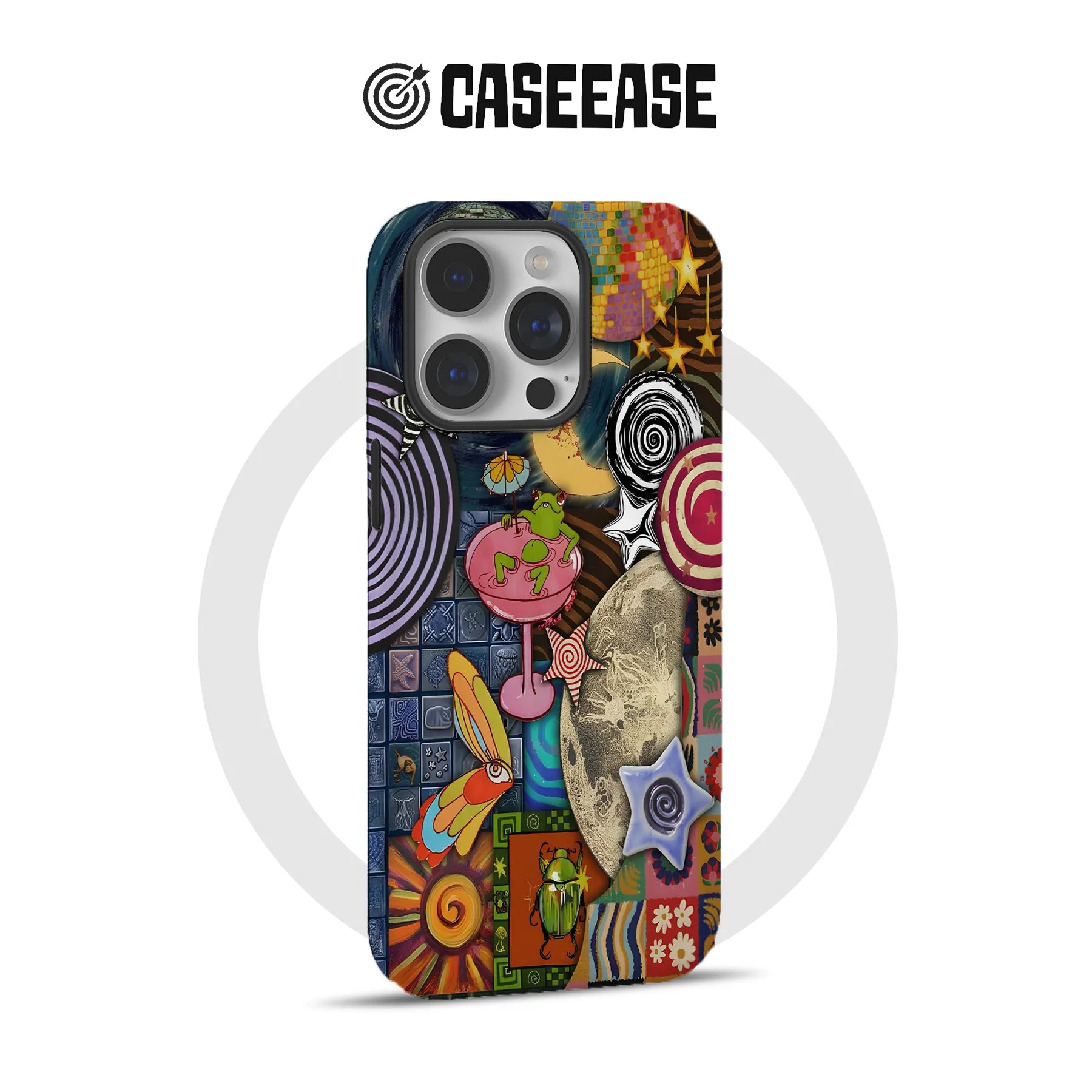 Vibrant Art Collage Phone Case