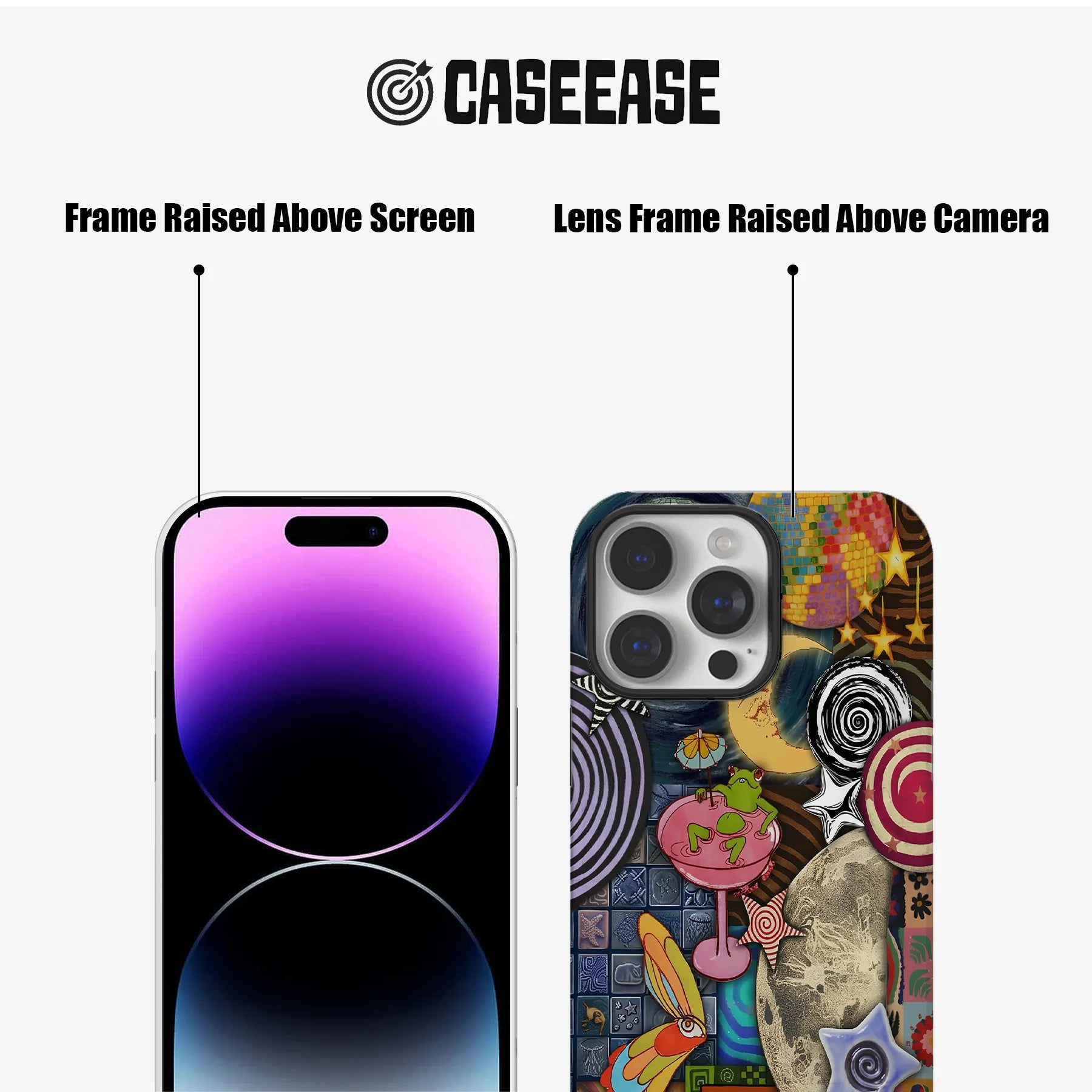 Vibrant Art Collage Phone Case