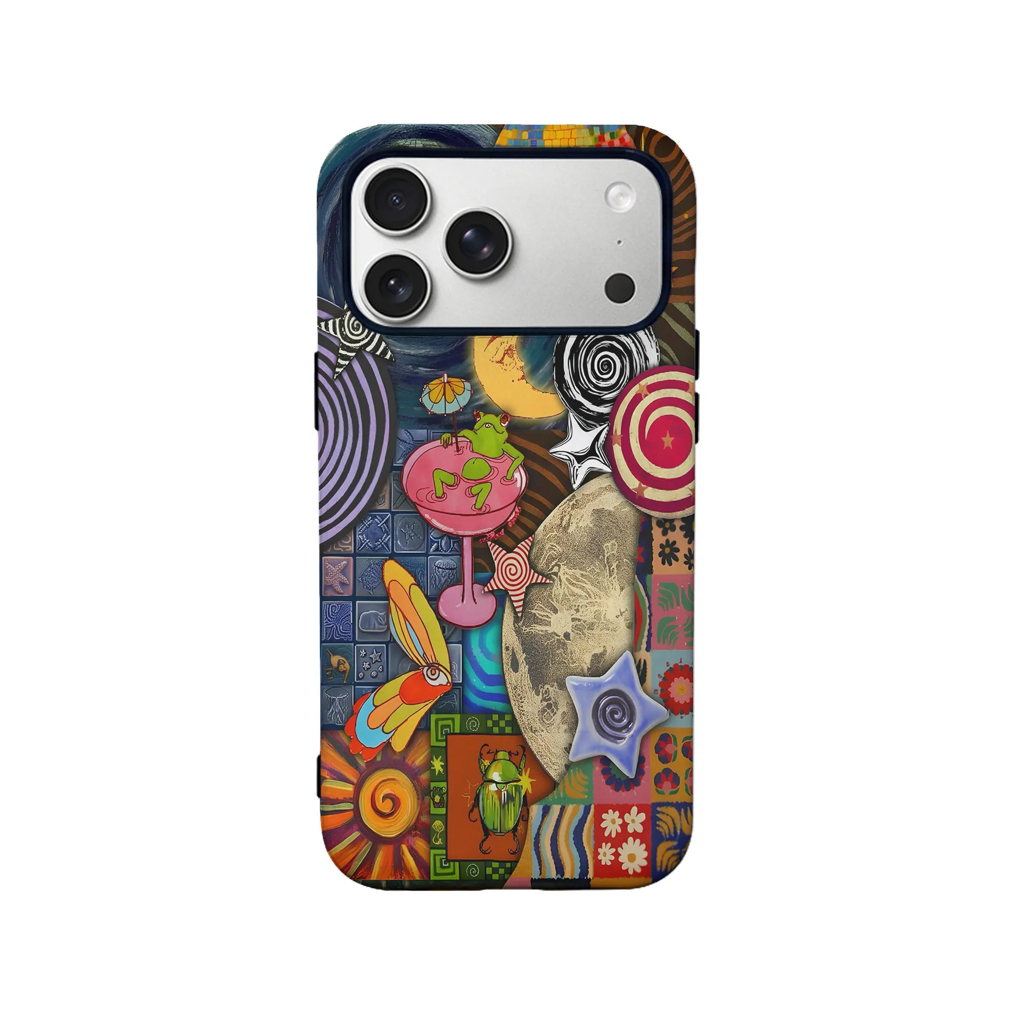 Vibrant Art Collage Phone Case