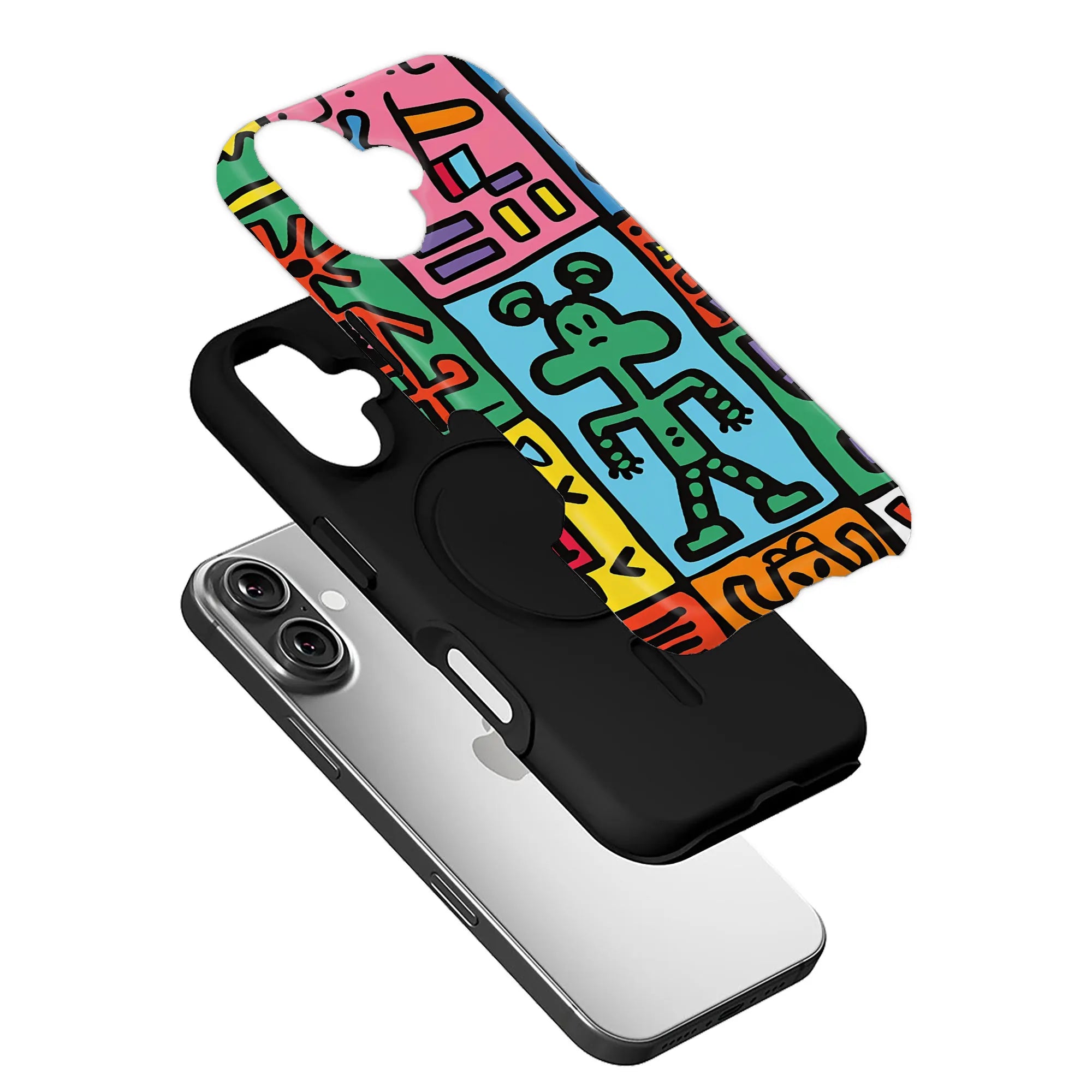 Colorful Abstract Character Phone Case