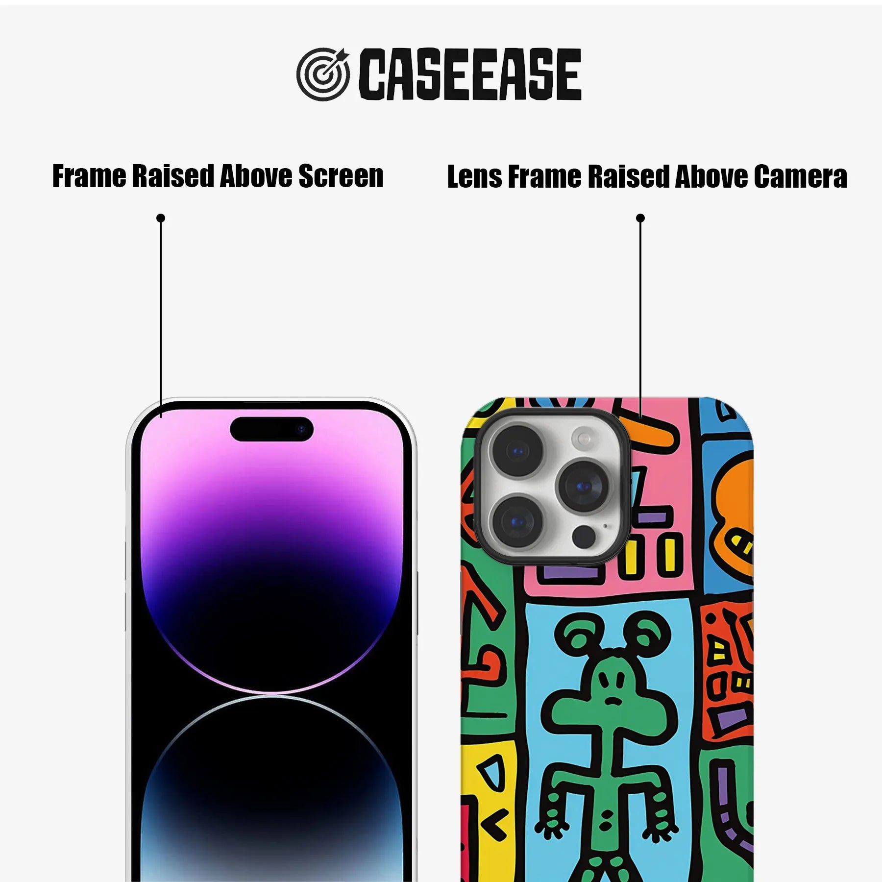 Colorful Abstract Character Phone Case