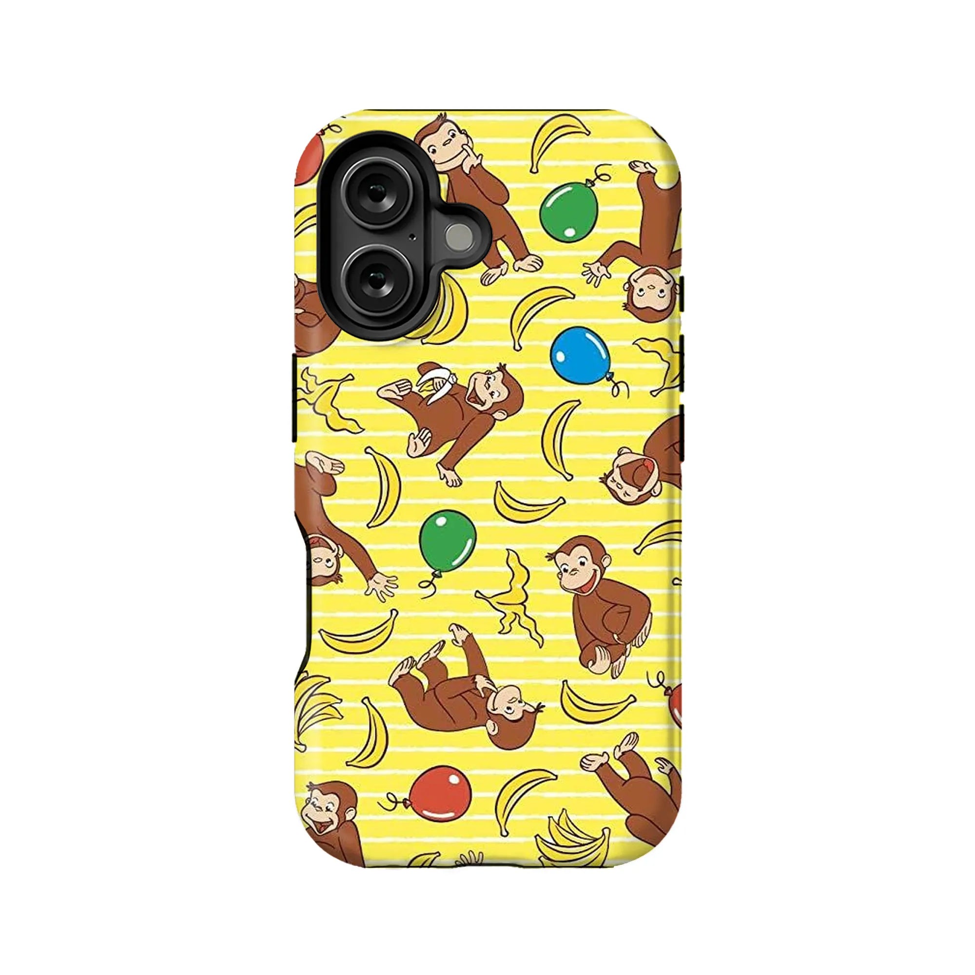 Curious George Banana Pattern Phone Case