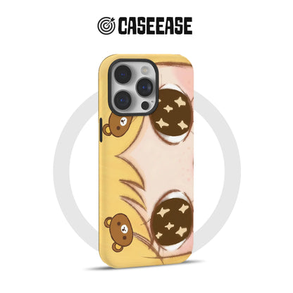 Cute Cartoon Bear Phone Case for iPhone