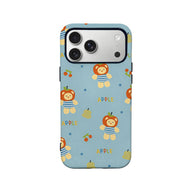 Funda para teléfono con diseño de oso de manzana: adorable diseño de frutas y dibujos animados