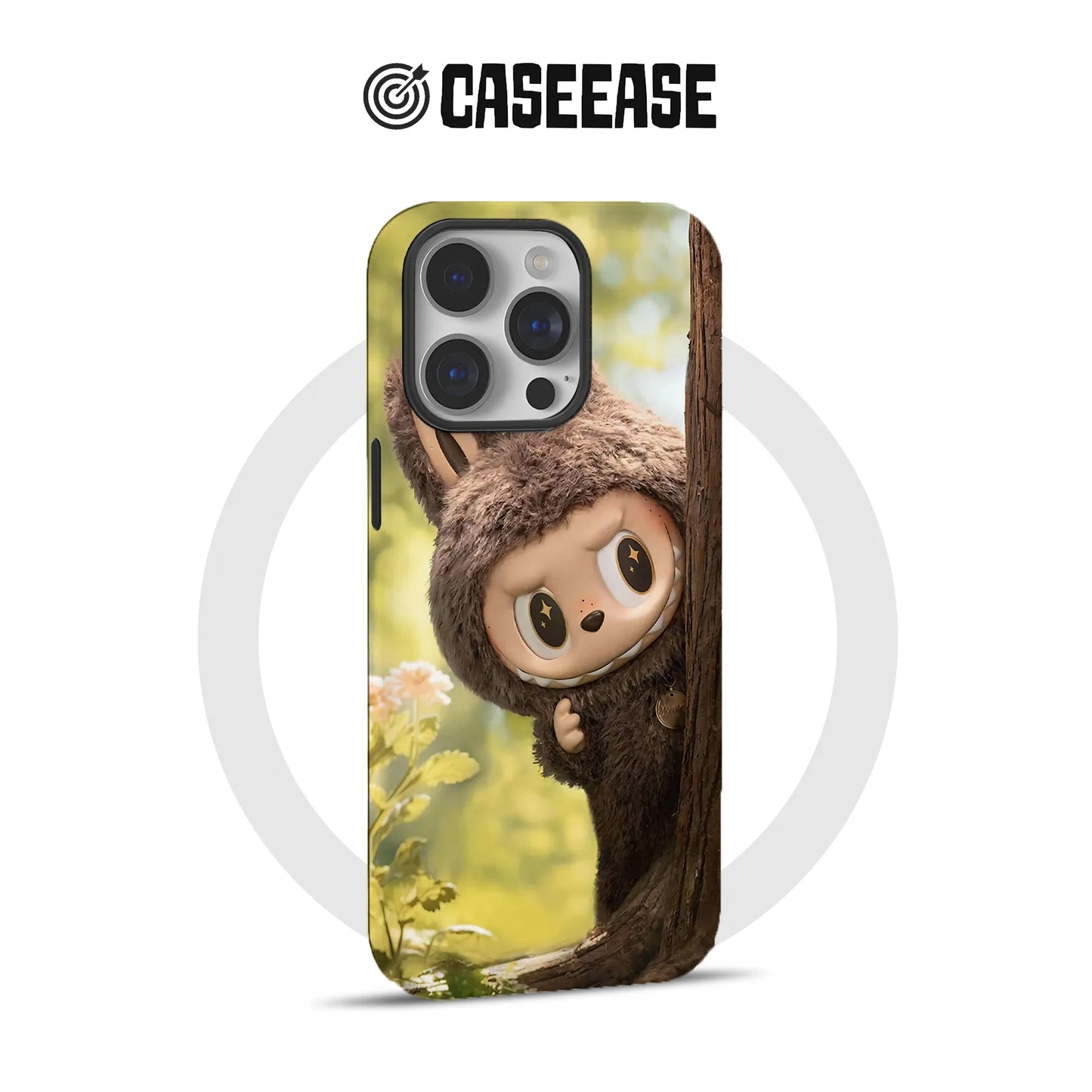 Cute Labubu Character Phone Case for iPhone