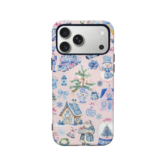Funda para teléfono navideña caprichosa
