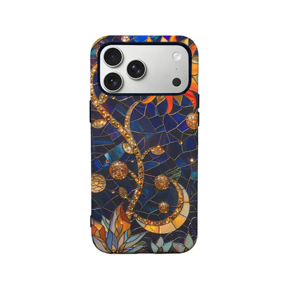Stained Glass Sunflower Cell Phone Case Stained Glass Sunflower Cell Phone Case