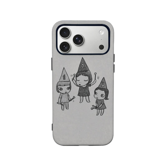Whimsical Cartoon Girl Phone Case