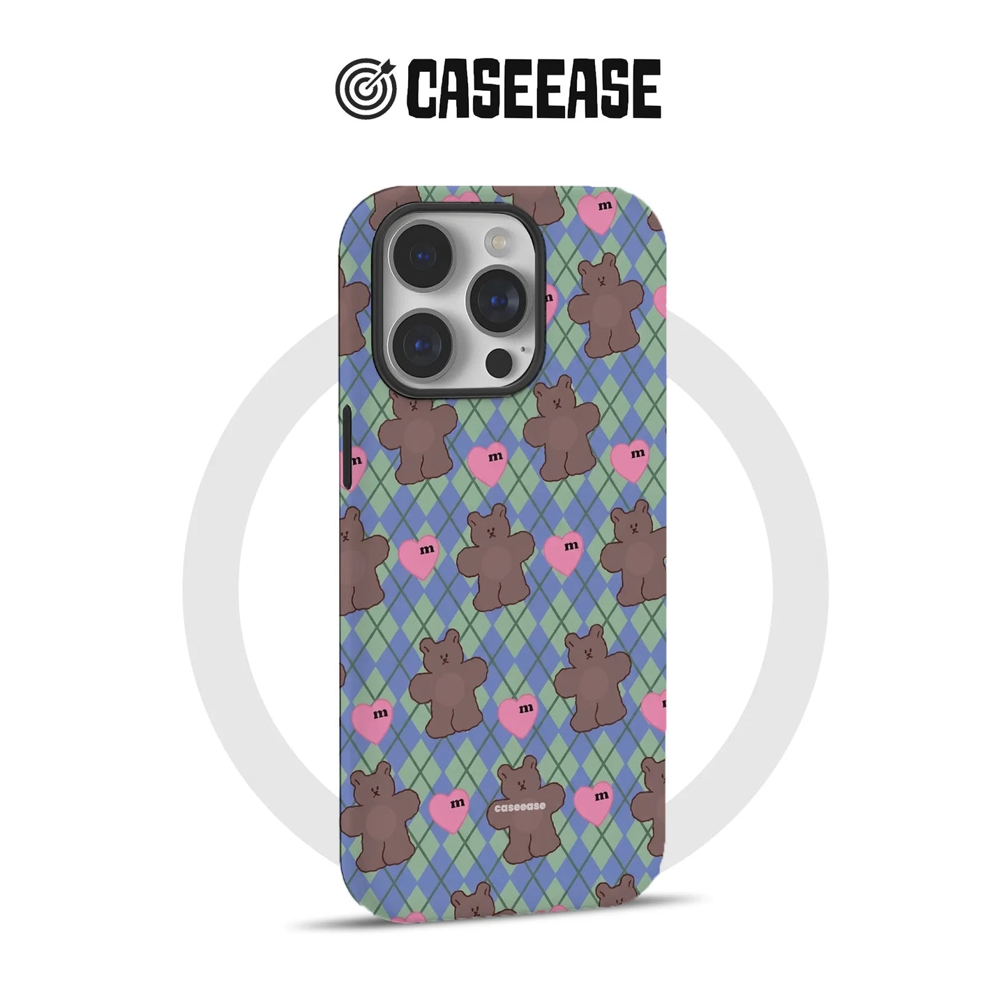 Cute Bear Pattern Phone Case