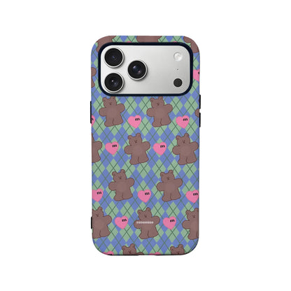 Cute Bear Pattern Phone Case