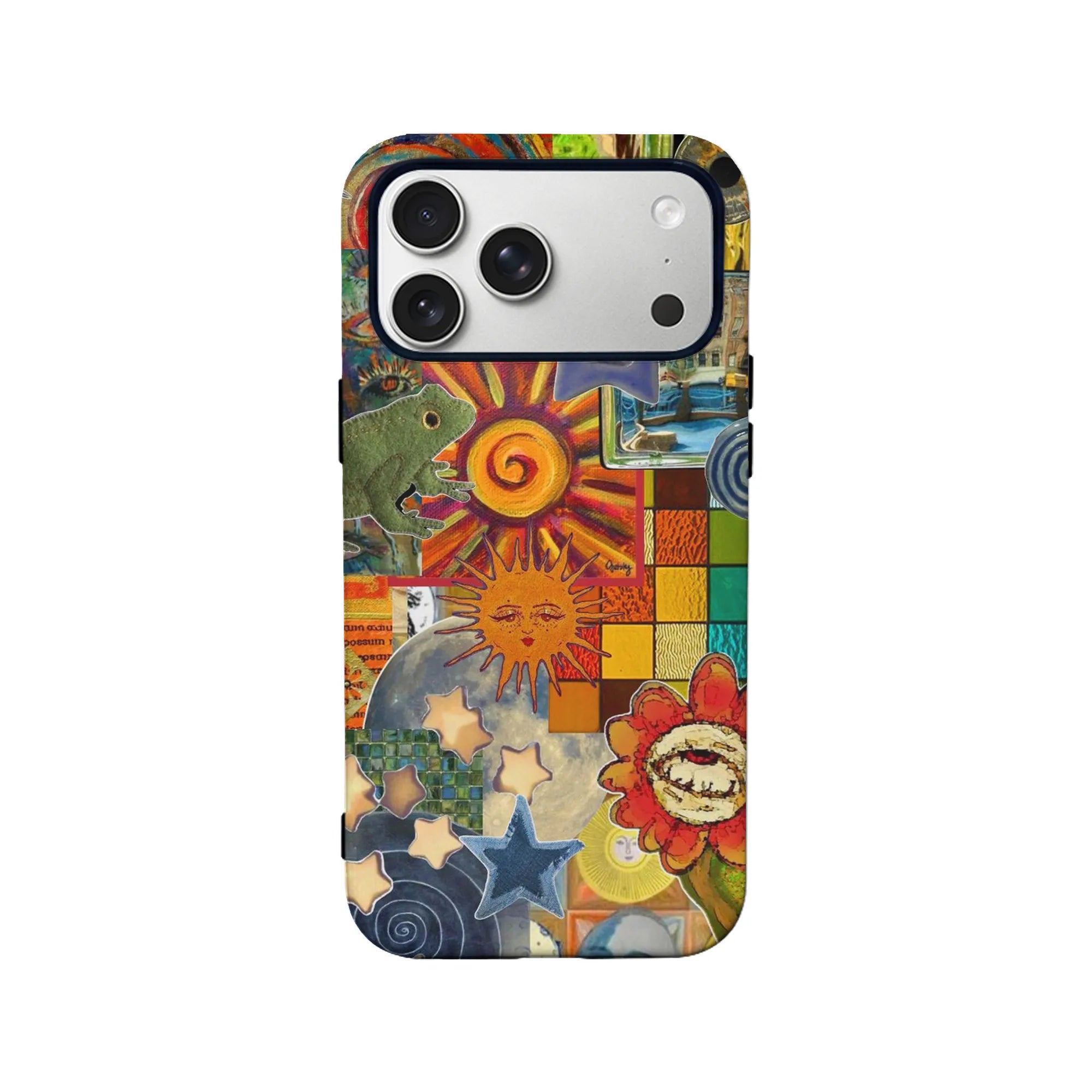 Artistic Mosaic Phone Case - Vibrant Design