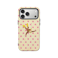 Bonita funda para teléfono con mono buceador