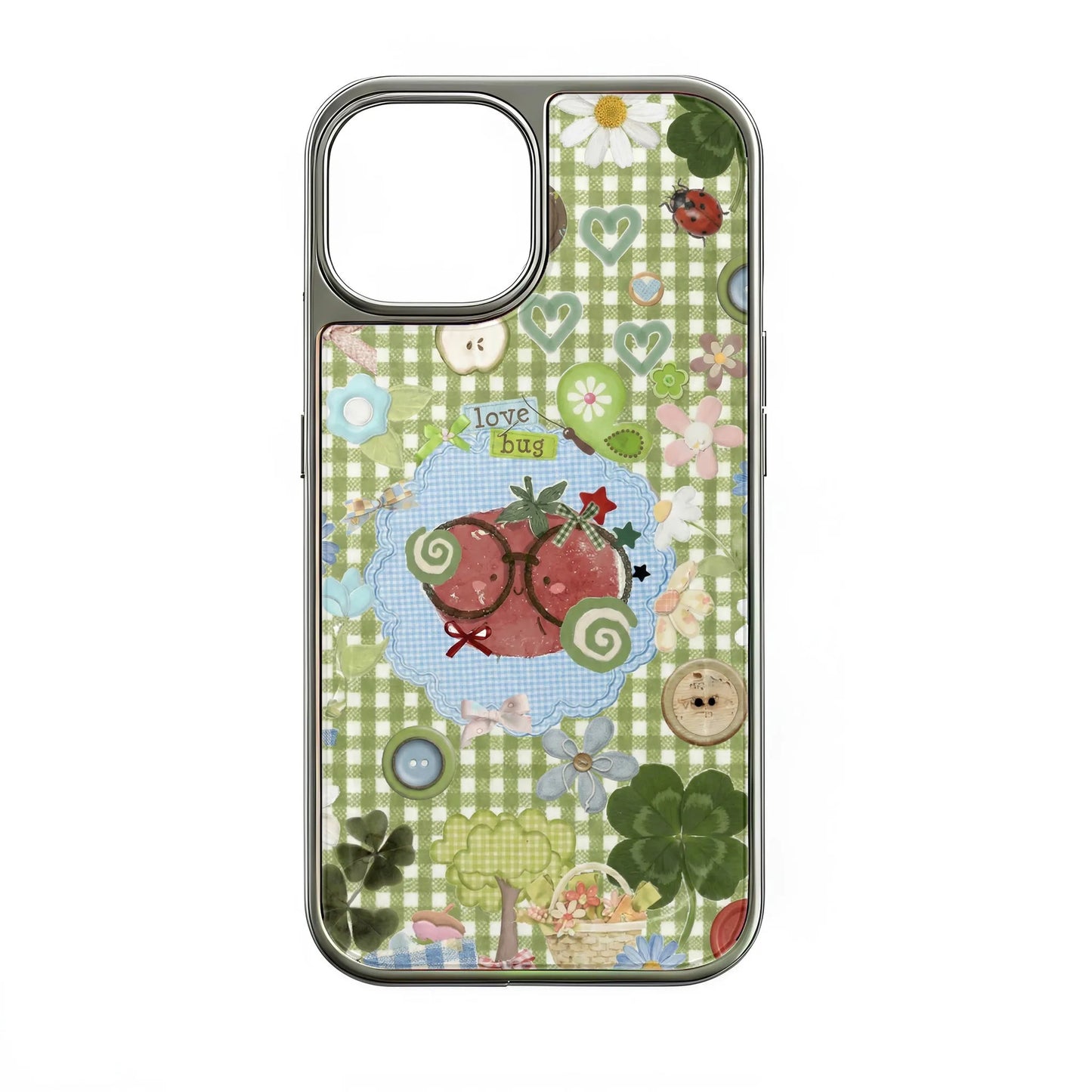 Cute Love Bug Phone Case - Whimsical Design & Pastel Colors