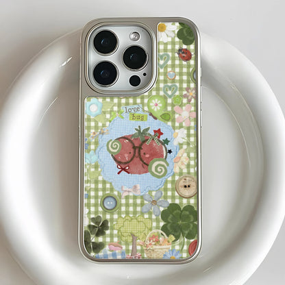 Cute Love Bug Phone Case - Whimsical Design & Pastel Colors