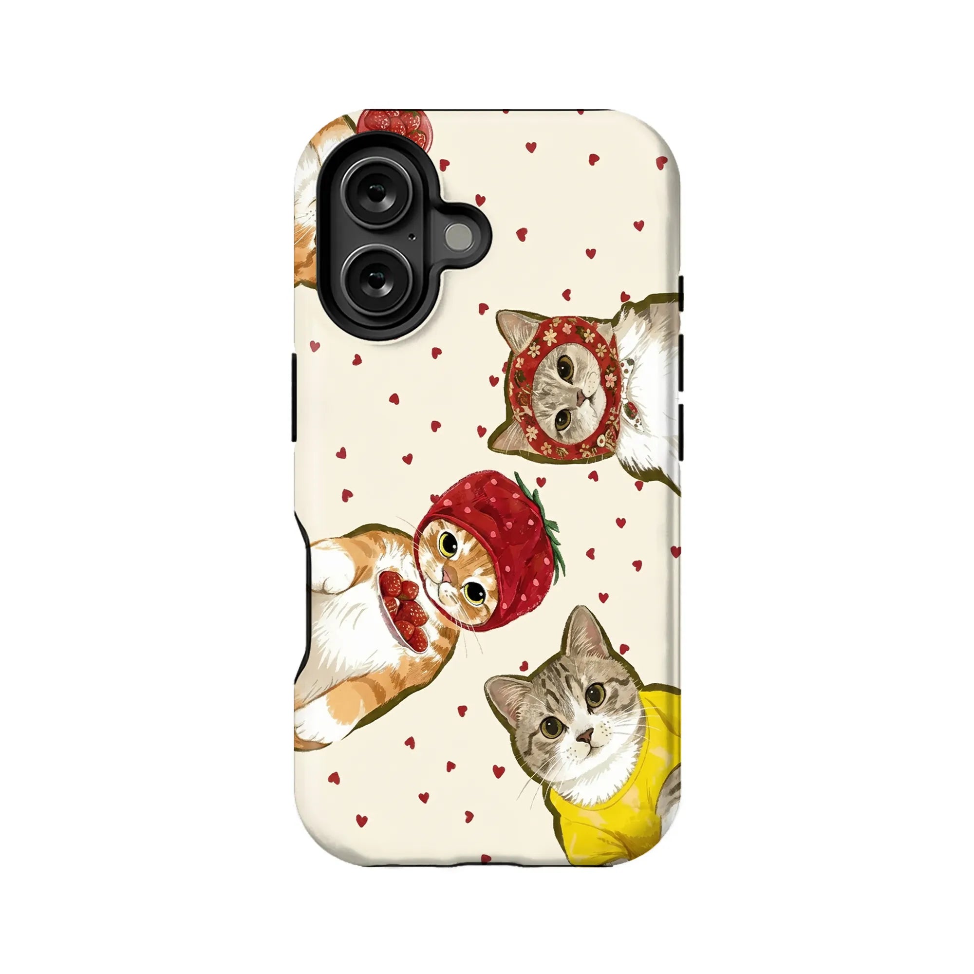 Bonita funda para teléfono con temática de gato